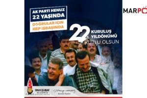 Başkan Mahçiçek; İlk kıvılcımı Kahramanmaraş’tan atılan AK Parti’miz 22 yaşında