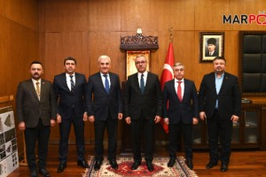 Başkan Güngör, Azerbaycan Diaspora Bakan Yardımcısı Hacıyev’i Misafir Etti