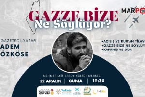 Gazeteci – Yazar Özköse, Gazze’yi Anlatacak