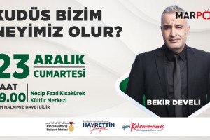 Yazar Bekir Develi, Kudüs’ü Anlatacak