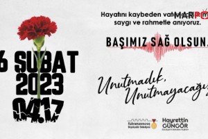 Başkan Güngör; “Depremde Kaybettiğimiz Canlarımıza Allah’tan Rahmet Diliyoruz”