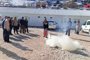 Büyükşehir İtfaiyesinden Çağlayancerit’te Yangına Müdahale Eğitimi