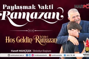 Başkan Mahçiçek; Ramazan ayı, paylaşmanın vaktidir