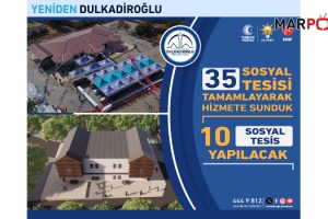 DULKADİROĞLU’NA 10 ADET YENİ SOSYAL TESİS