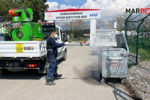 Ortak Kullanım Alanları Ramazan Bayramı Öncesi Dezenfekte Ediliyor