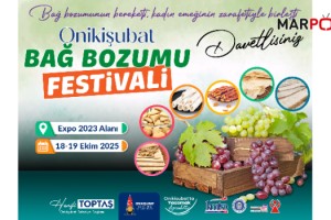 Ömür Akkor ve Sinem Özler’in katılımıyla Onikişubat Bağ Bozumu Festivali başlıyor
