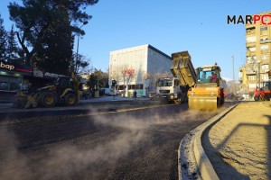 Dulkadiroğlu Zübeyde Hanım Bulvarı’nda Altyapı Tamam, Asfalt Başladı