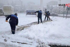 Kar Yağışı Sonrası Yürüyüş Yollarında Güvenlik İçin Büyükşehir Sahada