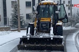Onikişubat Belediyesi karla mücadelede tam teyakkuzda