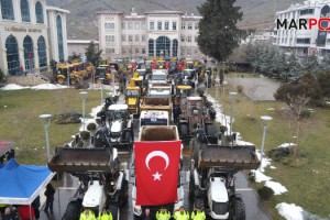 Türkoğlu’nda kar seferberliği vatandaştan tam not aldı