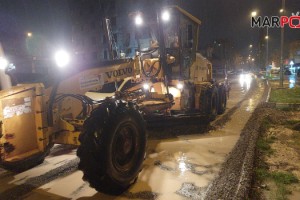 Büyükşehir’den Sağanak Yağışa Karşı Yoğun Mesai