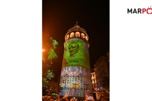 Kahramanmaraş’ın “Edebiyat” Işığı Galata Kulesi’ne Yansıdı