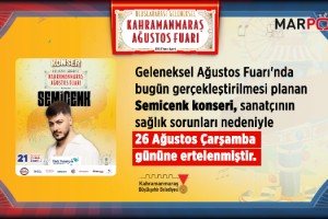 Semicenk Konseri, Sanatçının Sağlık Sorunları Nedeniyle 26 Ağustos’a Ertelendi!