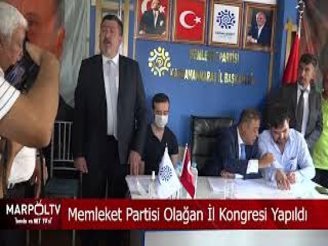 Memleket Partisi Olağan İl Kongresi Yapıldı