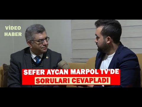 SEFER AYCAN MARPOL TV'DE SORULARI CEVAPLADI